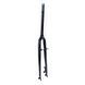 Вилка 28" жорстка ST 1-1/8 шток-290mm безрізьбова disc/v-br чорний FRK-28-371 фото