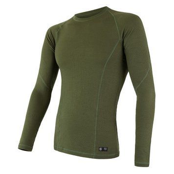 Термофутболка мужская Sensor Merino DF LS хаки SM11M-safari-XXL фото