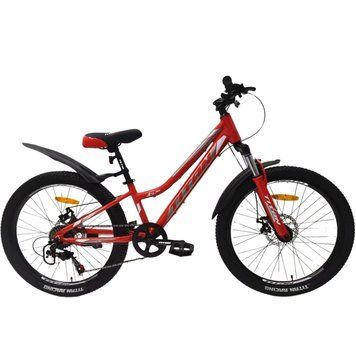 Велосипед Titan BEST MATE 2024 24" Червоний-Сірий-Білий 24TJA-005041 фото
