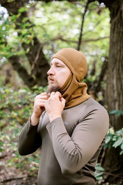 Балаклава флісова Tribe Fleece Balaclava зелений T-KF-0021-coyote фото