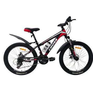 Велосипед Cross FAST 24" Чорний-Червоний-Білий 24CJS-005724 фото