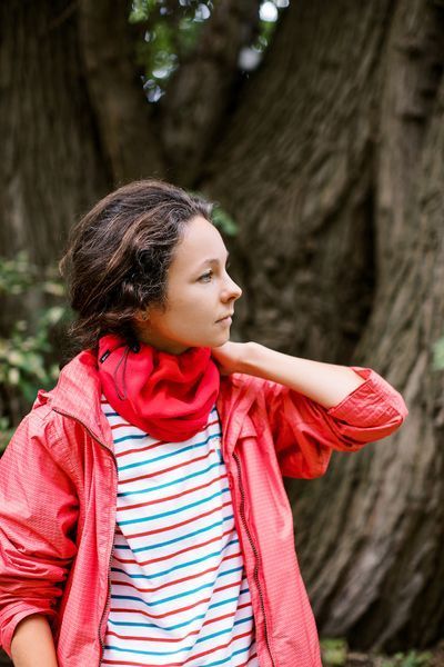 Пов'язка флісова Tribe Neck Warmer з затяжкою червоний T-KF-0020-red фото