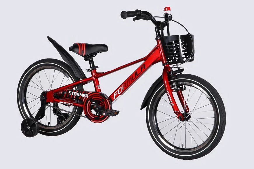 Велосипед AL 18" Formula Kid STORMER BH рама-9" червоний 2026 OPS-FRK-18-177 фото