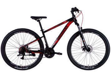 Велосипед ST 29" Discovery TREK DD FR рама-21" черно-красный 2025 OPS-SP-29-083 фото