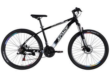 Велосипед AL 27.5" SPACE MERCURY DD FR рама-17" чорно-білий 2026 OPS-SP-27.5-075 фото