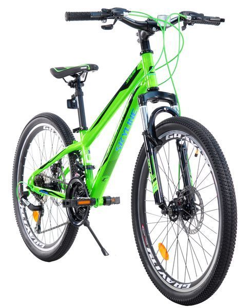 Велосипед 24" CROSSRIDE MTB ST SKYLINE 2.0 Салатовий 0294 фото