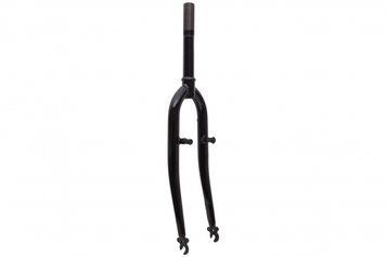 Вилка 26" Жорстка Сталь 1-1/8 rod-190 різьб. v-br чорний FRK-26-C88 фото