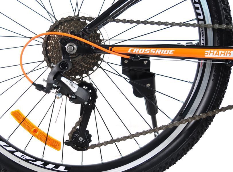 Велосипед 24" CROSSRIDE MTB ST SHARK Чорно-червоний 01731 фото