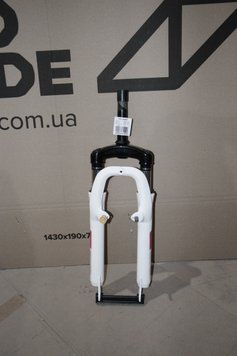 Вилка 24" ST 1" резьб. AM disc/v-br шток-134мм бело-розовый (YS 701) LIANJI LJ641 Formula FOREST 2022 (повреждение ЛКП) FRK-24-645 фото