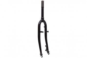 Вилка 26" Жорстка Сталь 1-1/8 rod-190 різьб. disc/v-br чорний FRK-26-B18 фото