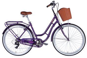 Велосипед AL 28" Dorozhnik CORAL Vbr FR рама-19" фіолетово-синій 2025 OPS-D-28-532 фото