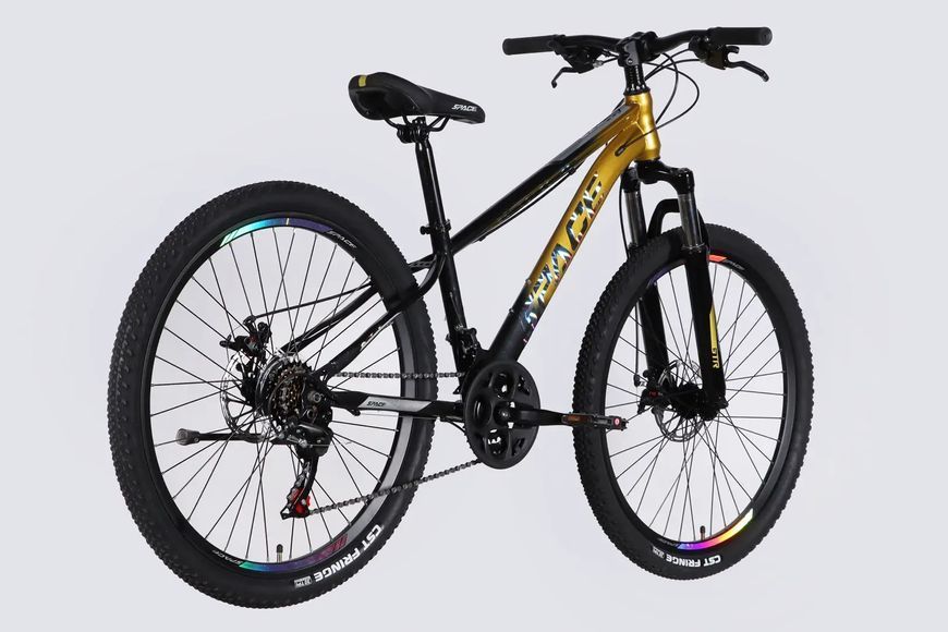 Велосипед ST 26" SPACE MARS DD FR рама-13" золотисто-черный 2026 OPS-SP-26-077 фото