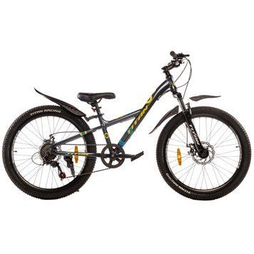 Велосипед Titan CALYPSO 24" Сірий-Жовтий 24TJA-004699 фото