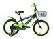 Велосипед 16" CROSSRIDE BMX ST BRIX Зелений 04572 фото 1