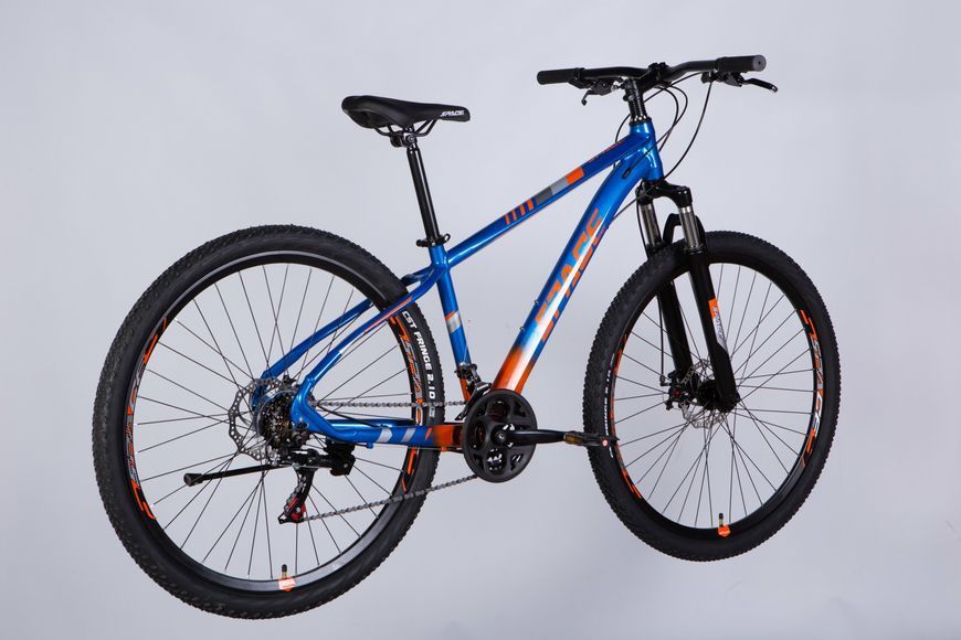 Велосипед AL 29" SPACE MERCURY DD FR рама-16" сине-оранжевый (м) 2025 OPS-SP-29-090 фото