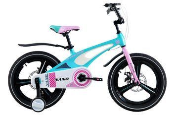 Велосипед 16" BMX MG "NANO" Голубой-розовый 0564 фото
