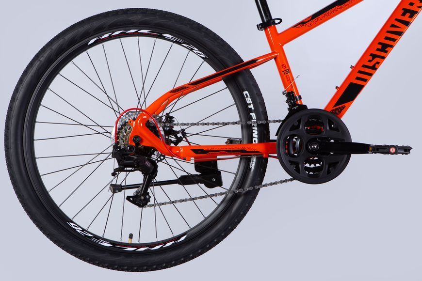 Велосипед ST 26" Discovery TREK DD FR рама-13" оранжевый 2025 OPS-SP-26-049 фото
