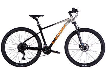 Велосипед AL 27,5" Leon XC 80 HDD рама-18" срiблястий з чорним 2025 OPS-LN-27,5-067 фото