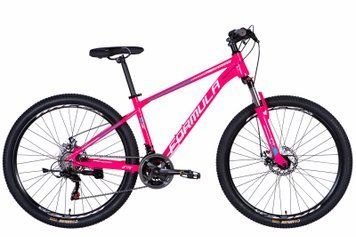 Велосипед AL 27.5" Formula MOTION DD FR рама-16" рожево-білий 2025 OPS-FR-27.5-250 фото