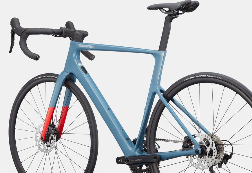 Велосипед 28" Cannondale SuperSix EVO Carbon 4 Блакитний SKE-17-08 фото