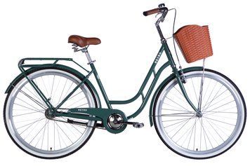 Велосипед ST 28" Dorozhnik RETRO Velosteel рама-19" зелено-сірий 2025 OPS-D-28-428 фото