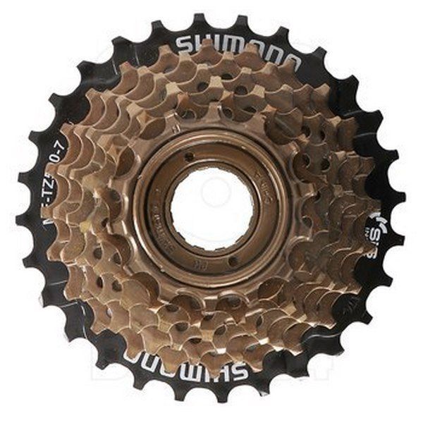 Тріскачка 7 швидк. SHIMANO TZ-500 14-28Т коричневий FRW-008 фото