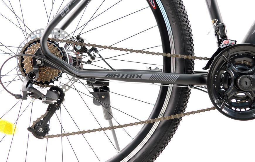 Велосипед 27.5" CROSSRIDE MTB ST MATRIX Черно-красный 02752 фото