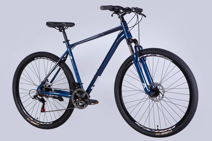 Велосипед AL 29" Formula MOTION DD FR рама-21" синiй з чорним 2026 OPS-FR-29-424 фото