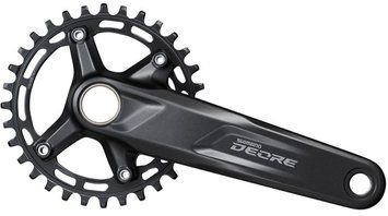 Шатун без каретки AL L175мм 30T с интегр.осью черный SHIMANO Deore FC-M5100-1 CHW-428 фото