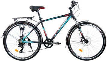 Велосипед 28" Ardis CTB AL ELITE GENT Чорно-блакитний 0276 фото