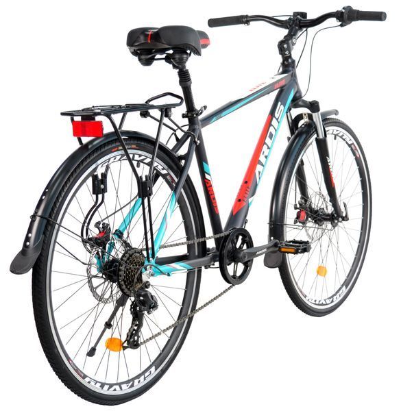 Велосипед 28" Ardis CTB AL ELITE GENT Чорно-блакитний 0276 фото