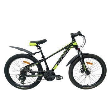 Велосипед Titan FOX 24" 2024 Чорний-Неоновий жовтий 24TJA-005680 фото