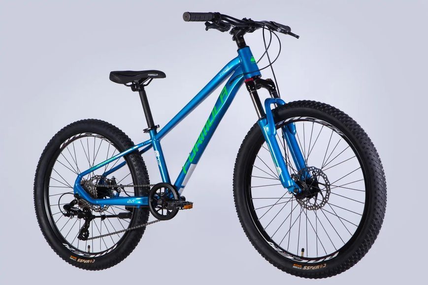 Велосипед AL 24" Formula THOR DD CS рама-12" синий с зеленым 2026 OPS-FR-24-446 фото