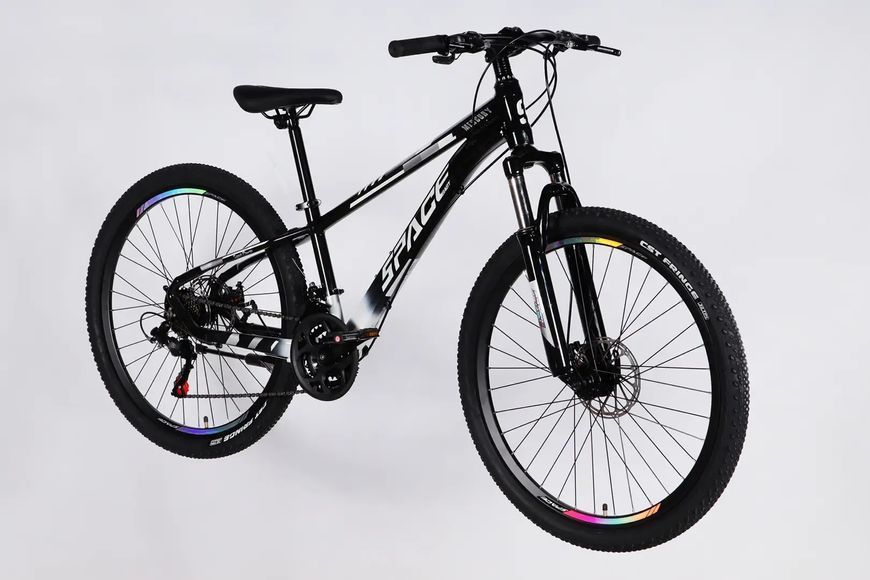 Велосипед AL 26" SPACE MERCURY DD FR рама-13" чорно-білий 2026 OPS-SP-26-083 фото